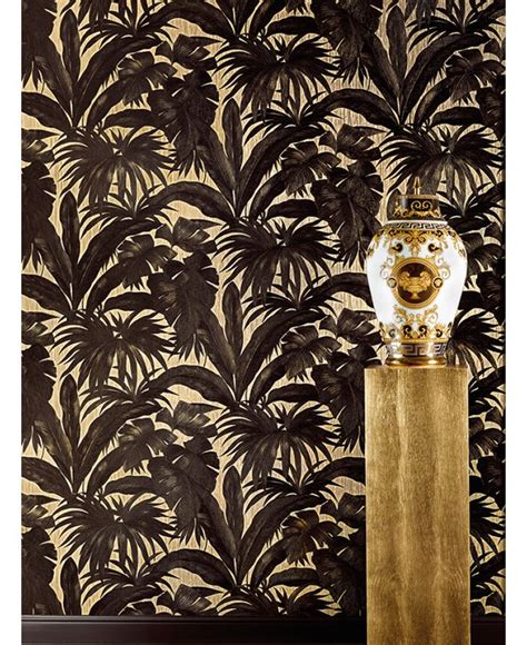 black and silver versace wallpaper|versace giungla wallpaper.